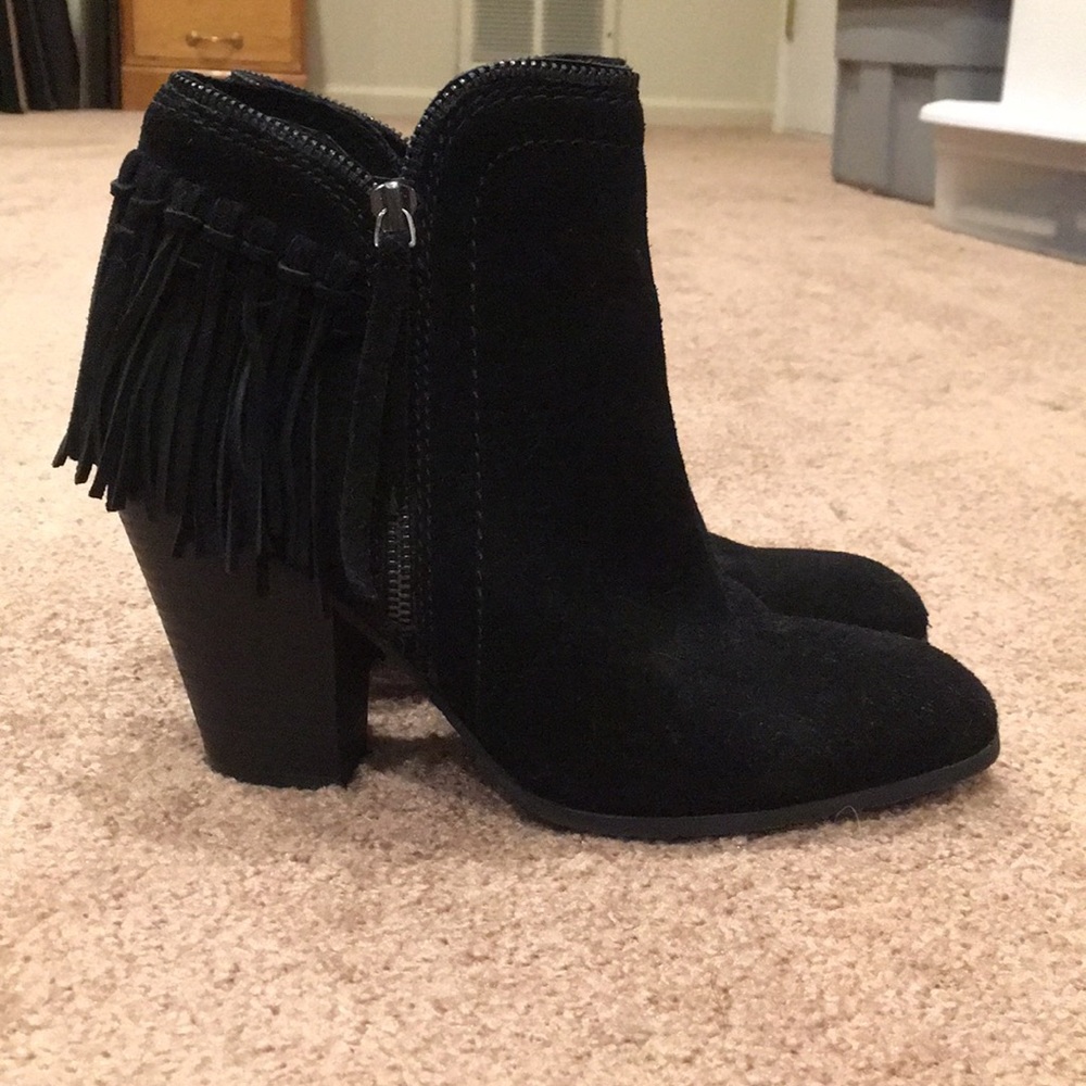 Dolce Vita Black Suede Booties